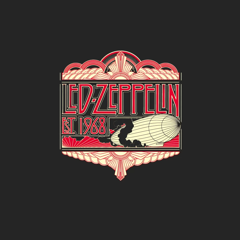 Led Zeppelin Est 1968 Male Pullover Sweatshirt