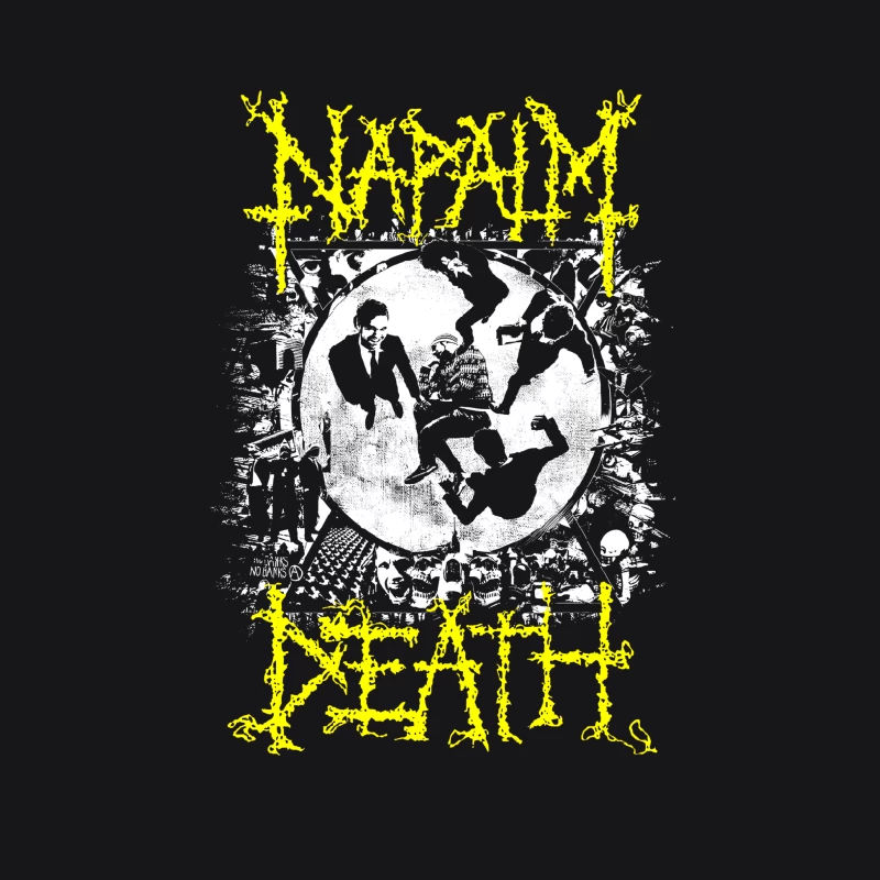 Napalm Death Utilitarian Male Pullover Hoodie