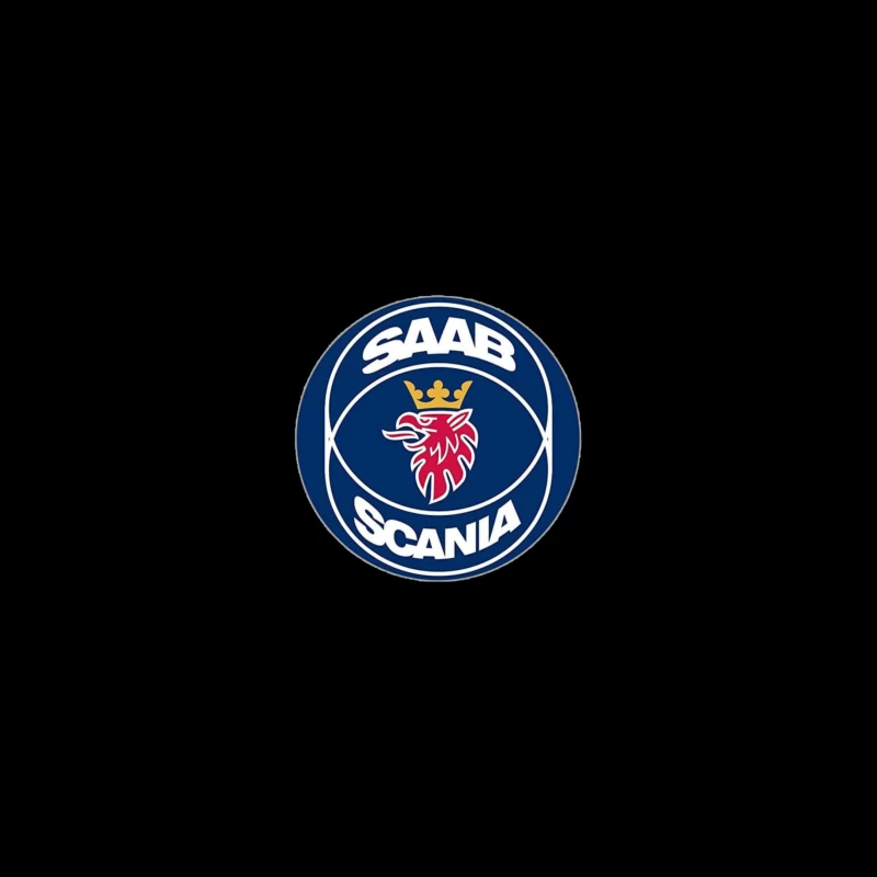 Classic Saab badge iPhone Case