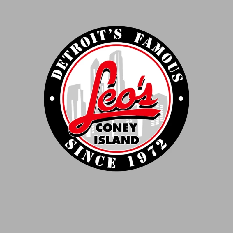 Leo's Coney Island - Detroit's Famous Restaurant Logo Since 1972 Male Tank Top