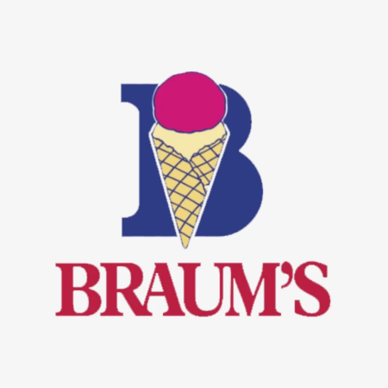 Braum's Logo Retro Male Pullover Sweatshirt
