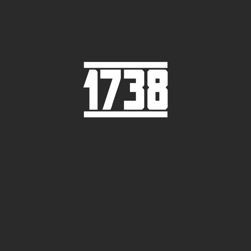 Graphic Design Featuring the Number 1738 Baseball Cap