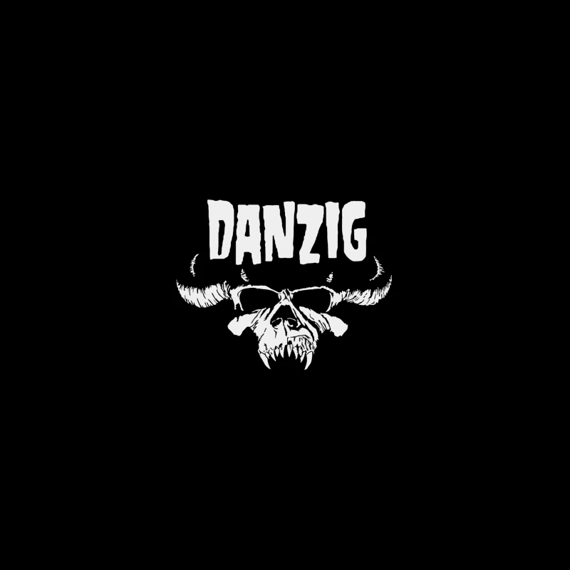 Danzig Band Gothic Skull Logo Design Coffee Mug