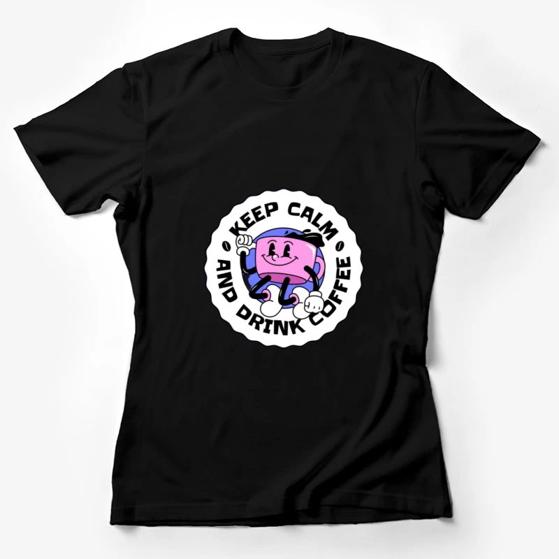 Design de tasse à café amusant Femme T-Shirt