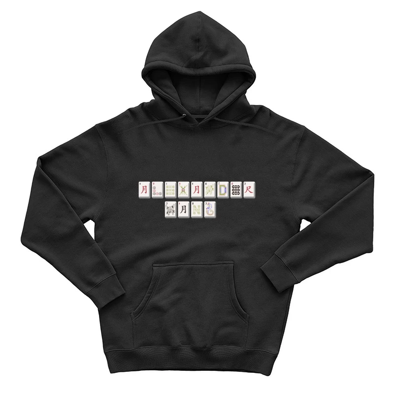 Mahjong-Spielsteine Sammlung Herren Pullover Hoodie