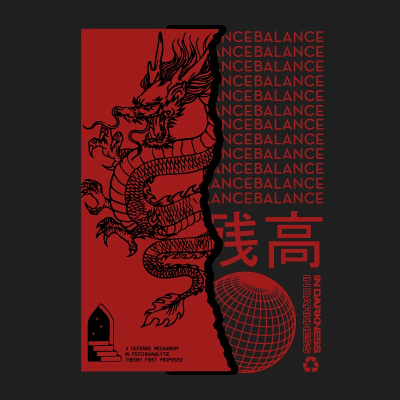 Drachen-Design mit textuellen Elementen Herren Tanktops