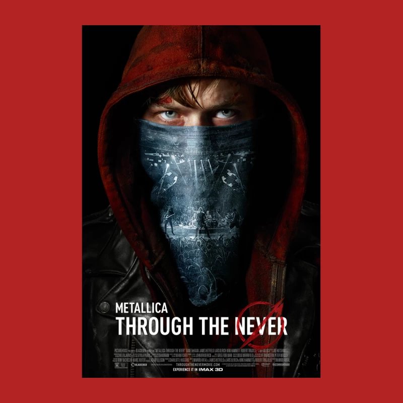 Metallica's Mysterious Masked Figure: Through the Never Movie Poster Female T-Shirt