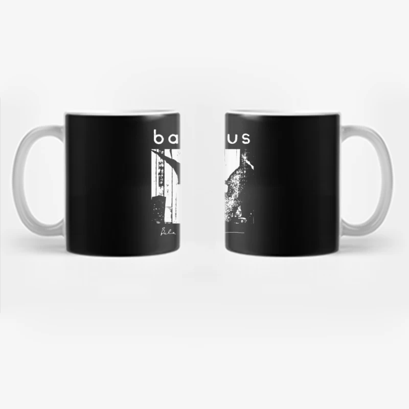 Vintage Bauhaus Typography and Abstract Design Study Coffee Mug