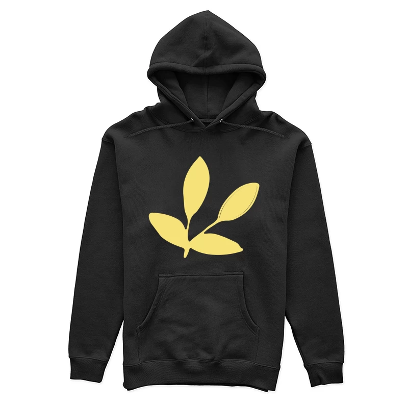 Silhouette de Feuille Minimaliste Femme Sweat à capuche