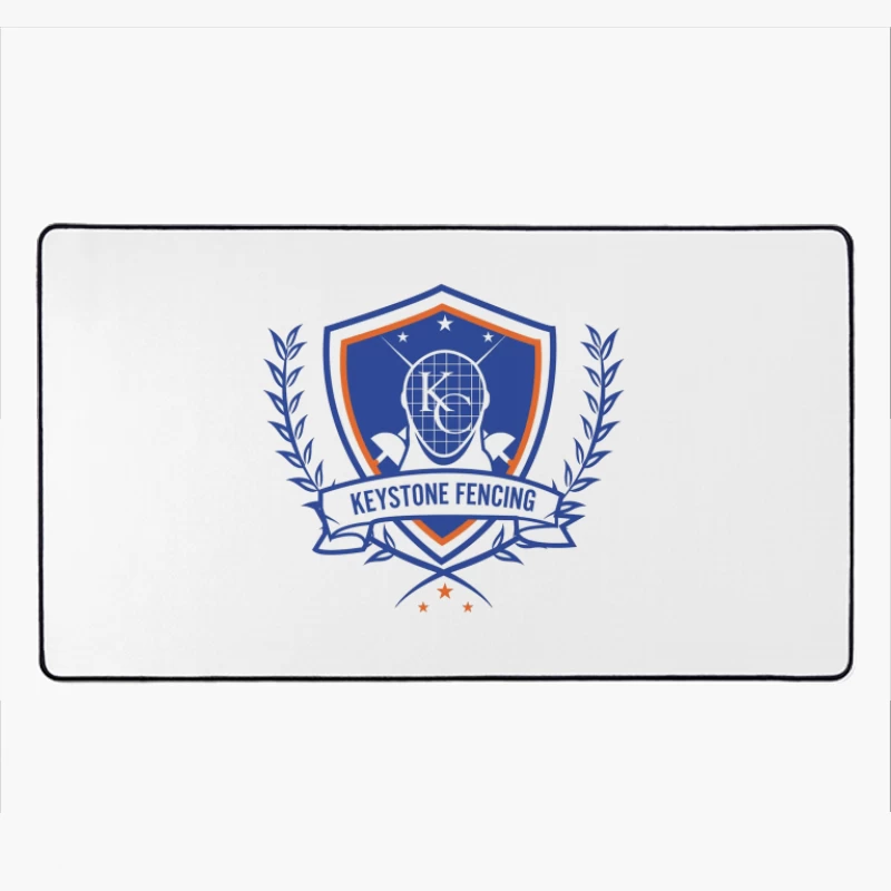 Keystone Fencing Sports Academy Shield Logo Desk Mat