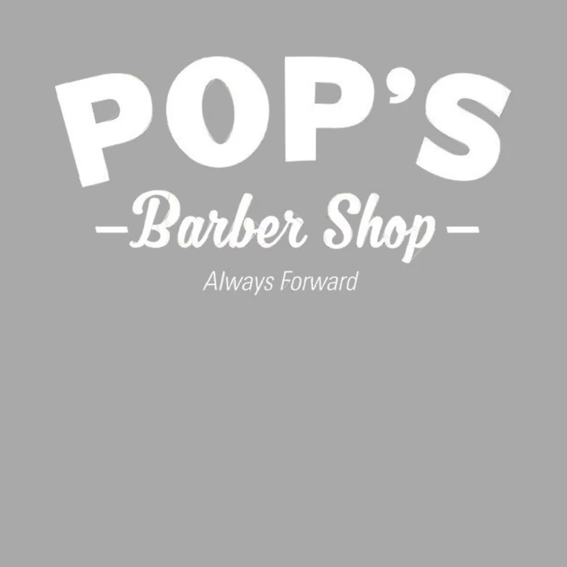 Pops Barber Shop - Always Forward Female Pullover Hoodie