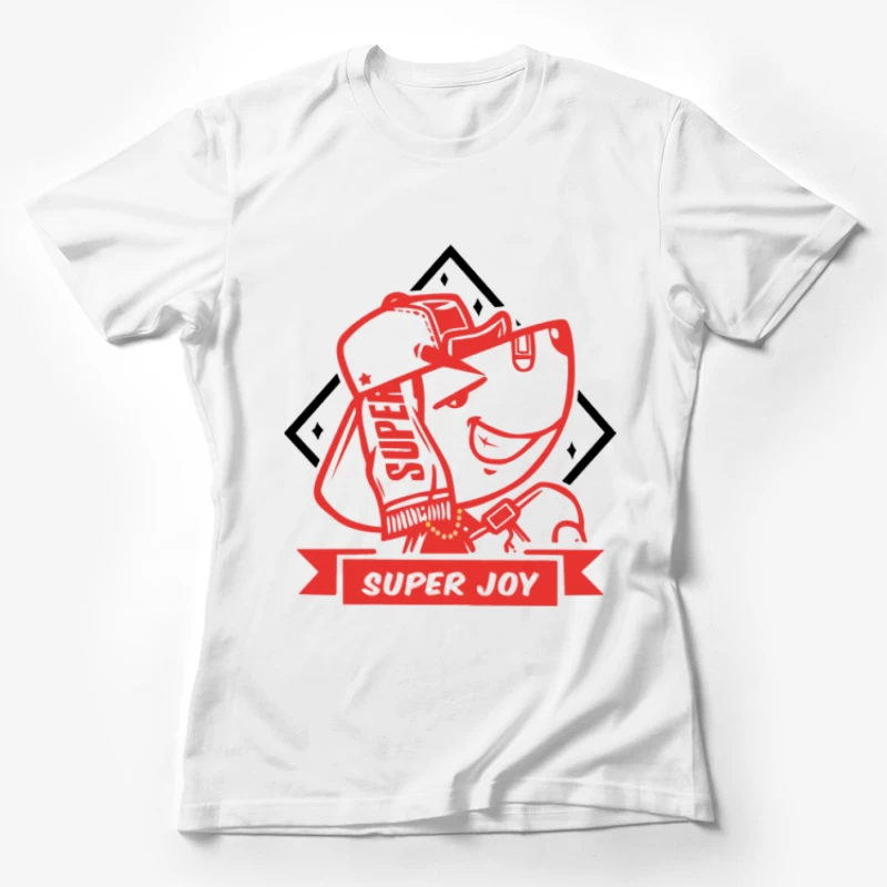 Superheld-Bär mit Limonade Damen T-Shirt