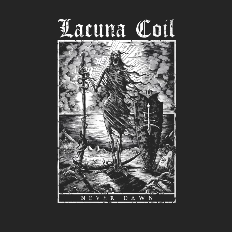 Lacuna Coil Never Dawn Male Pullover Sweatshirt