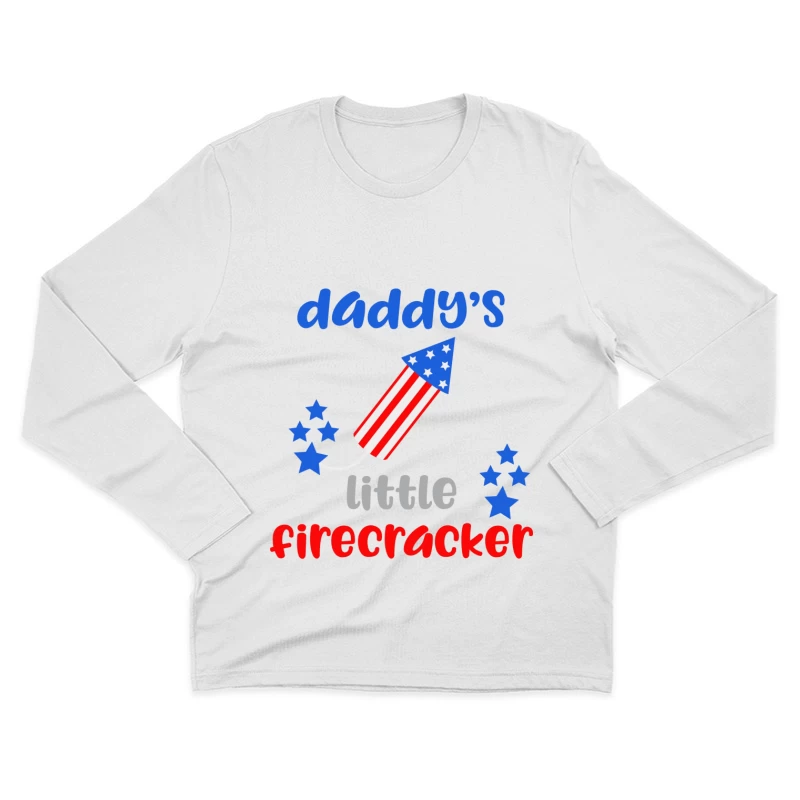 T-shirt enfant fusée patriotique Homme Manches Longues T-Shirt