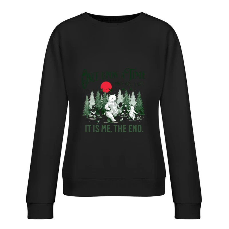 Ein Märchen mit Bären und Wäldern Damen Pullover Sweatshirt