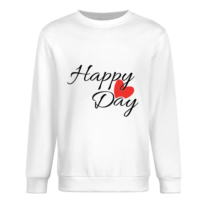 Lettrage avec cœur artistique Homme Sweat-shirt à enfiler