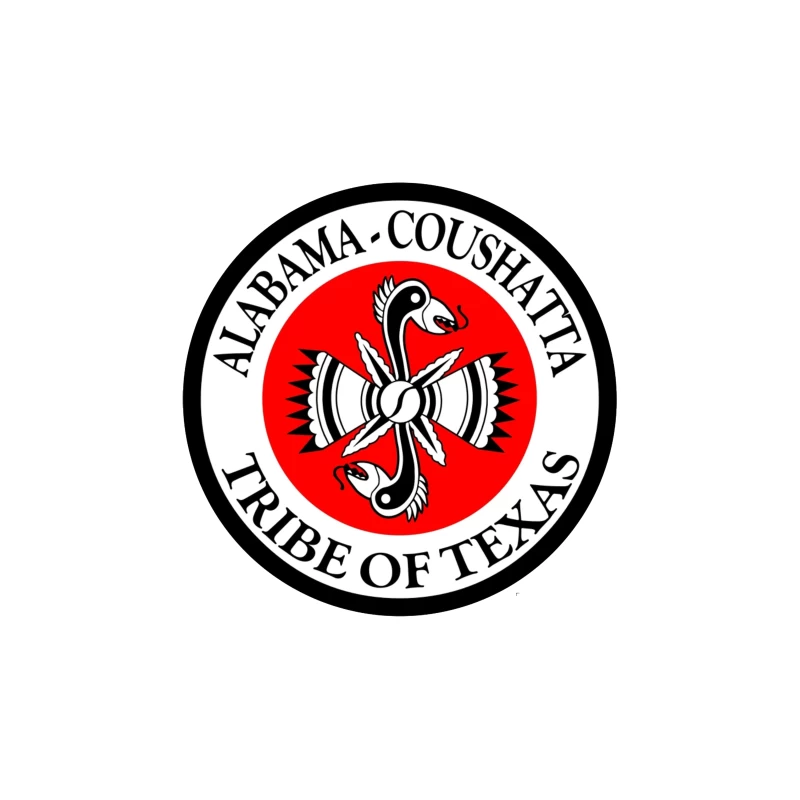 Alabama-Coushatta Tribe of Texas Official Seal Logo Tapestry