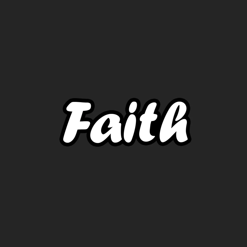 Word Art: Faith Female Pullover Sweatshirt