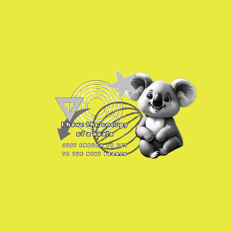 Koala Energy Quote Coffee Mug