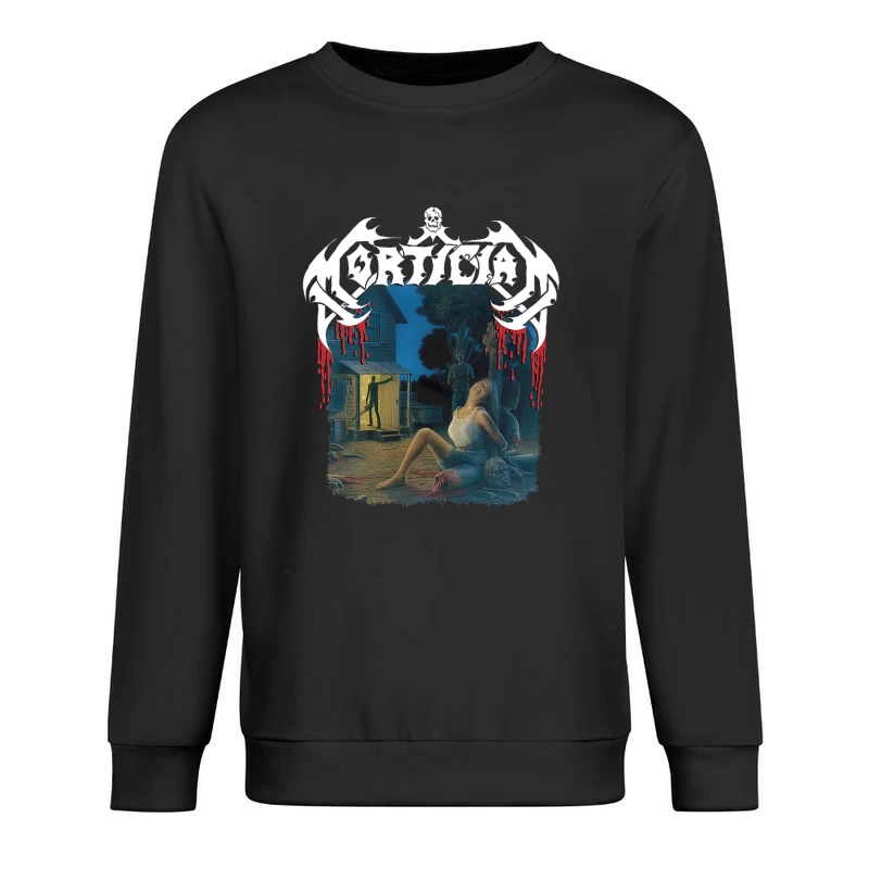 Mortician Chainsaw Dismemberment Male Pullover Sweatshirt