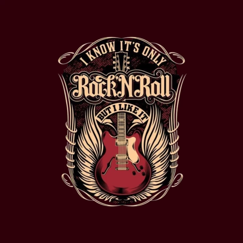 Rock and Roll Art Mouse Pad