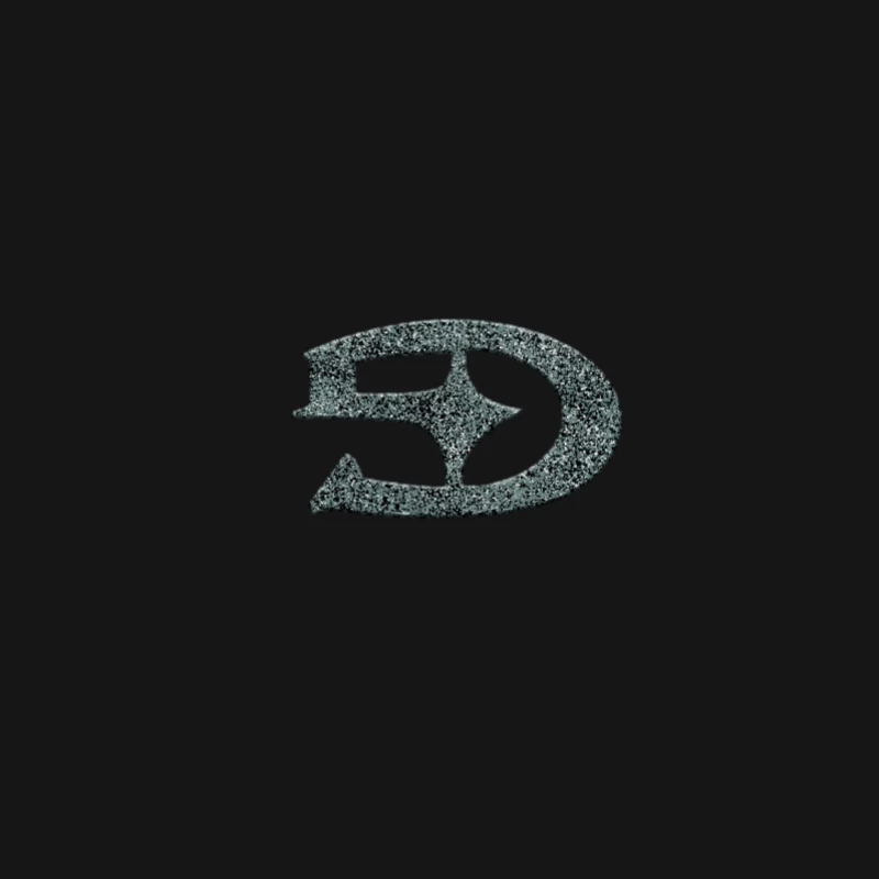 Grunge-Logo im Dreieck-Design Herren Langarm T-Shirt