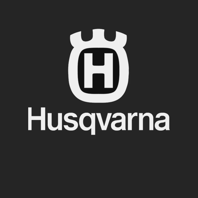 Husqvarna Brand Logo in Black and White Female Pullover Sweatshirt