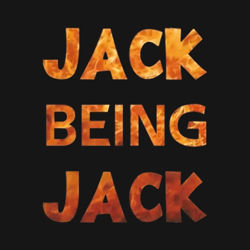 Jack Being Jack - Feuerdesign Herren T-Shirt