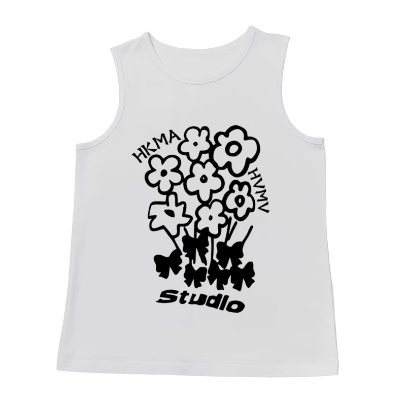 Blumendesign von Hikma Studio Herren Tanktops