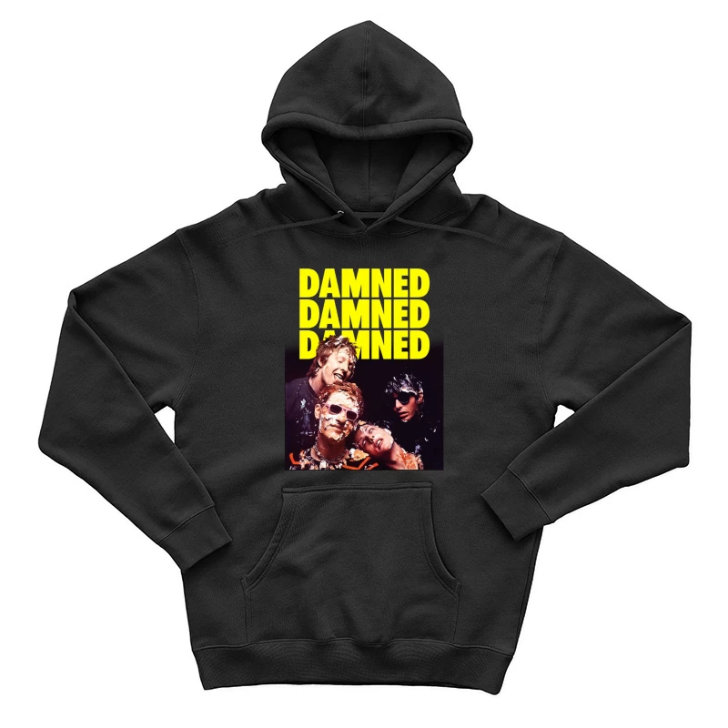 The Damned Punk Rock Band Vintage Album Cover Male Pullover Hoodie