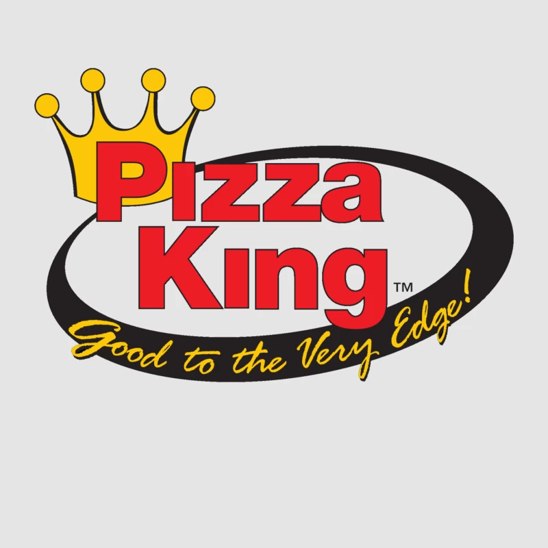 Pizza King Male Pullover Hoodie