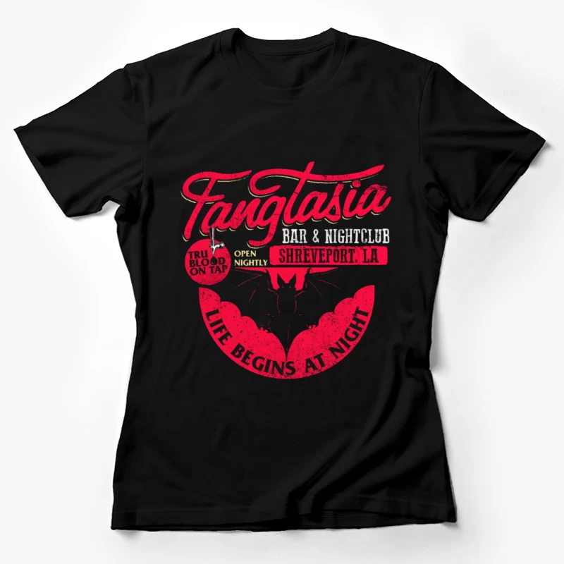 Fangtasia Nightclub Vintage Female T-Shirt