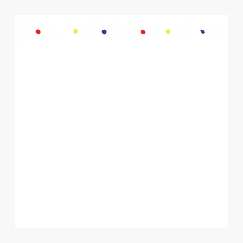 Minimalist Pattern of Colorful Dots Pin