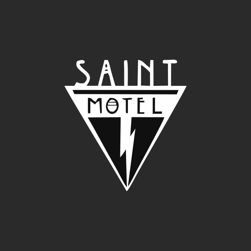 Saint Motel Vintage Triangle Logo with Lightning Bolt Design Baseball Cap