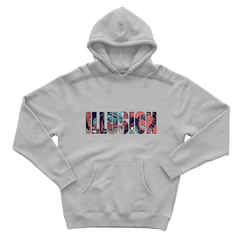Colorful Artistic Illusion Design Male Pullover Hoodie