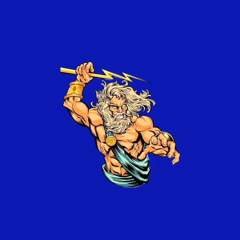 Zeus: The God of Lightning Tapestry