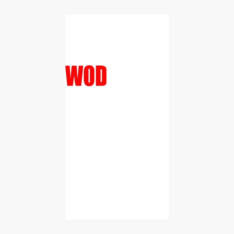 Wodaholic iPhone Case