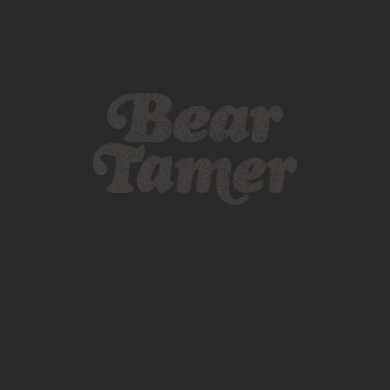 Bear Tamer  Faded Vintage Style Design (Black) Baseball Cap