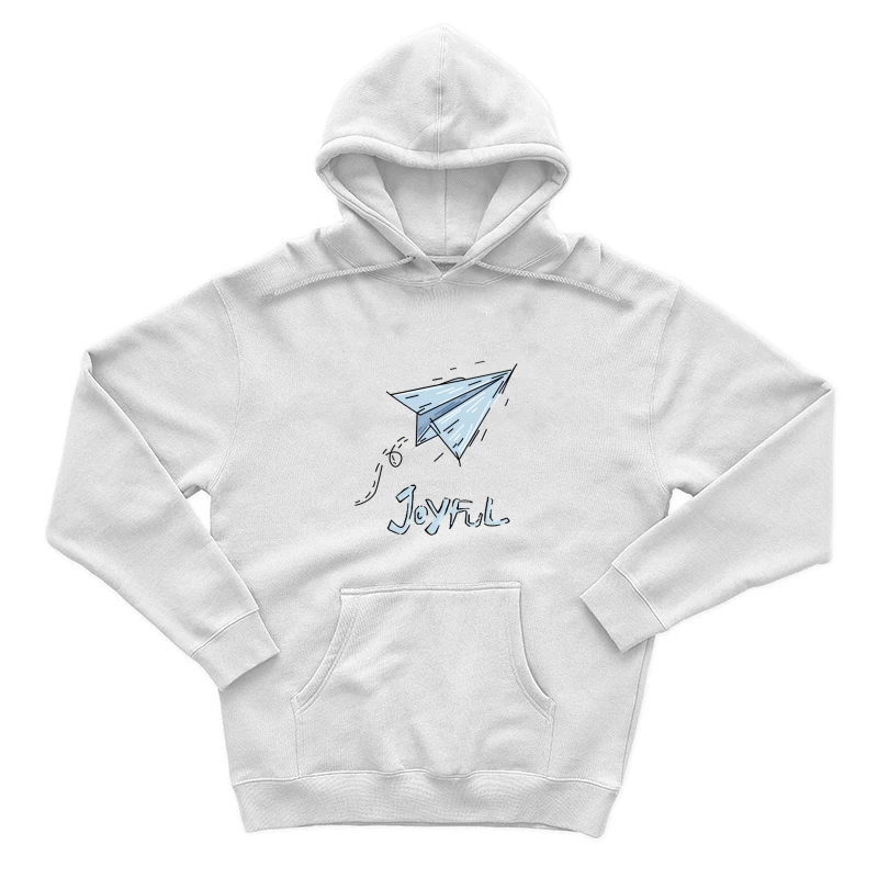 Papierflieger Freude Design Herren Pullover Hoodie