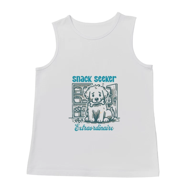 Snack-Suchhund im Kühlschrank Herren Tanktops