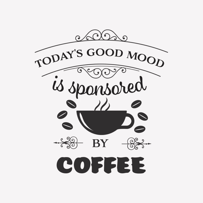 L'humeur de la journée sponsorisée par le café Femme T-Shirt