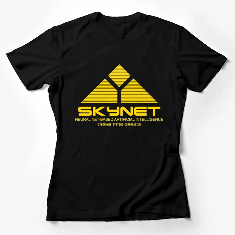 Skynet Corporate Logo - Cyberdyne Systems AI Technology Female T-Shirt