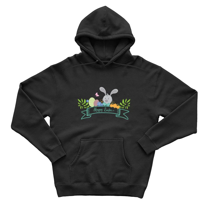 Lapin de Pâques avec œufs colorés Homme Sweat à capuche