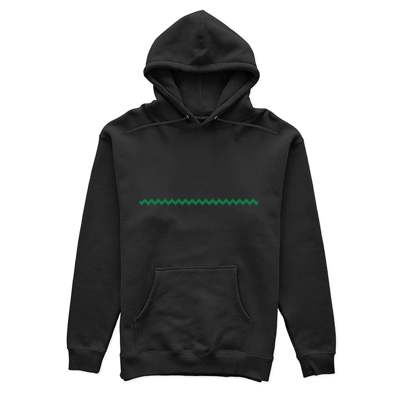 Motif géométrique symétrique vert Femme Sweat à capuche