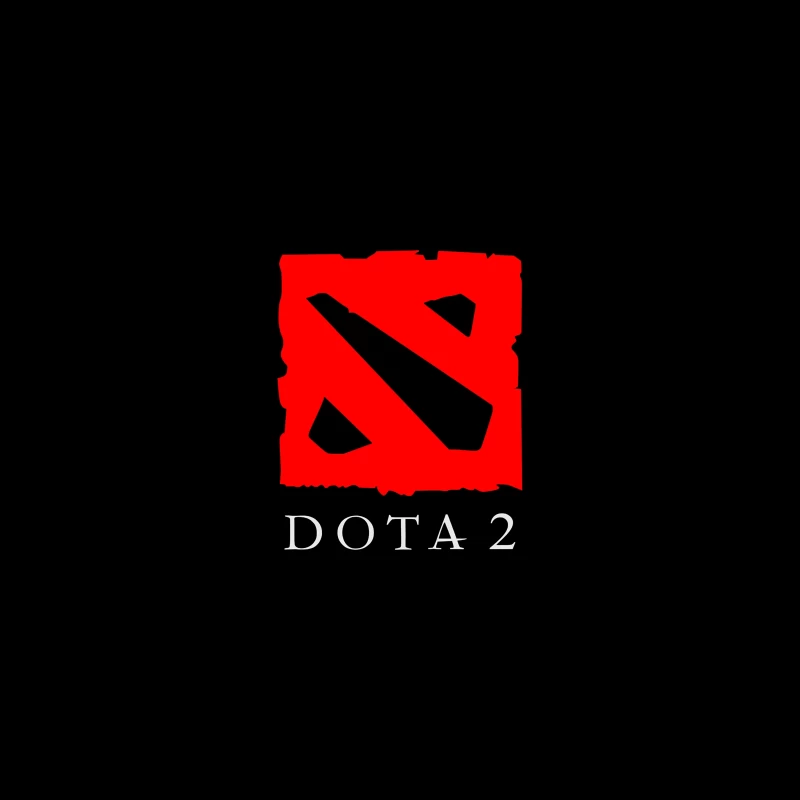 DOTA 2 Official Game Logo Desk Mat