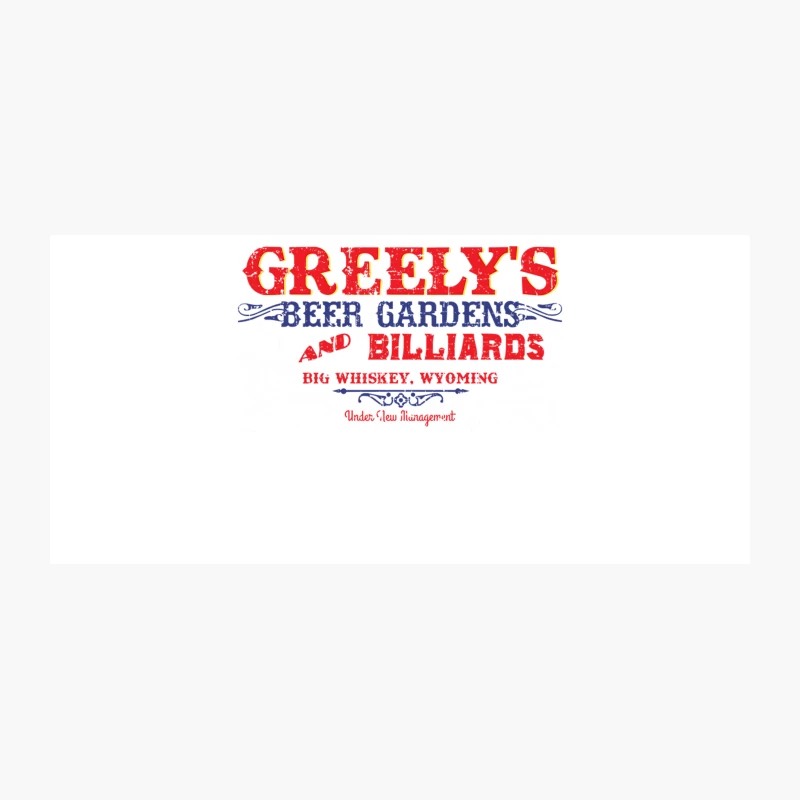 Greelys Beer Garden & Billiards from Unforgiven - distressed Coffee Mug