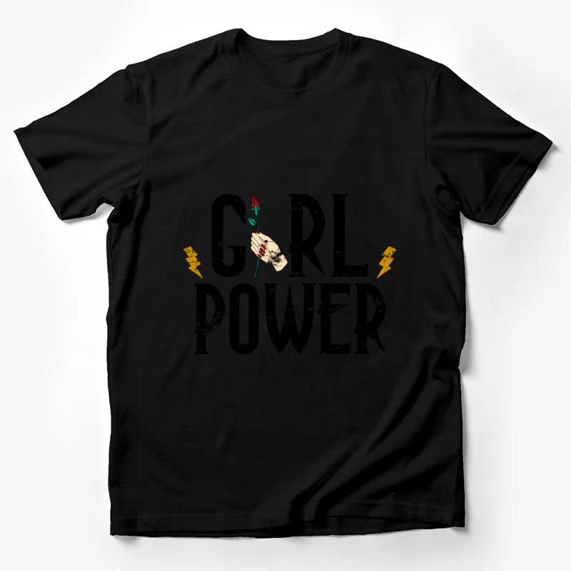 Main et Éclair de la Rose Homme T-Shirt