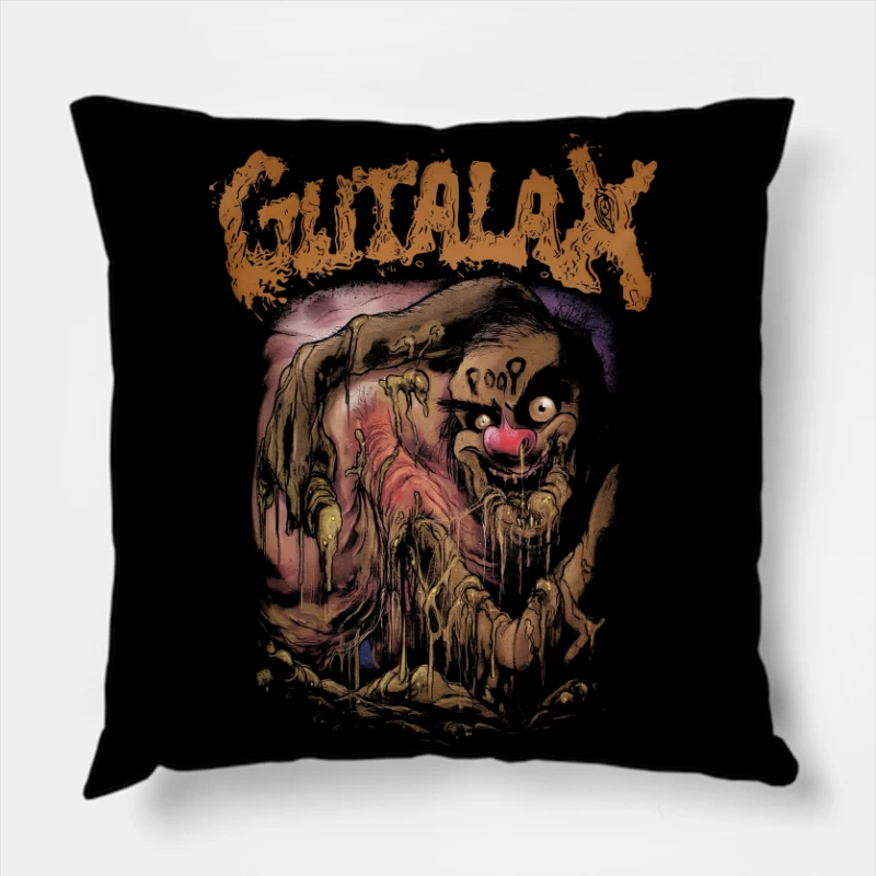 Gutalax Mr Poop Throw Pillow