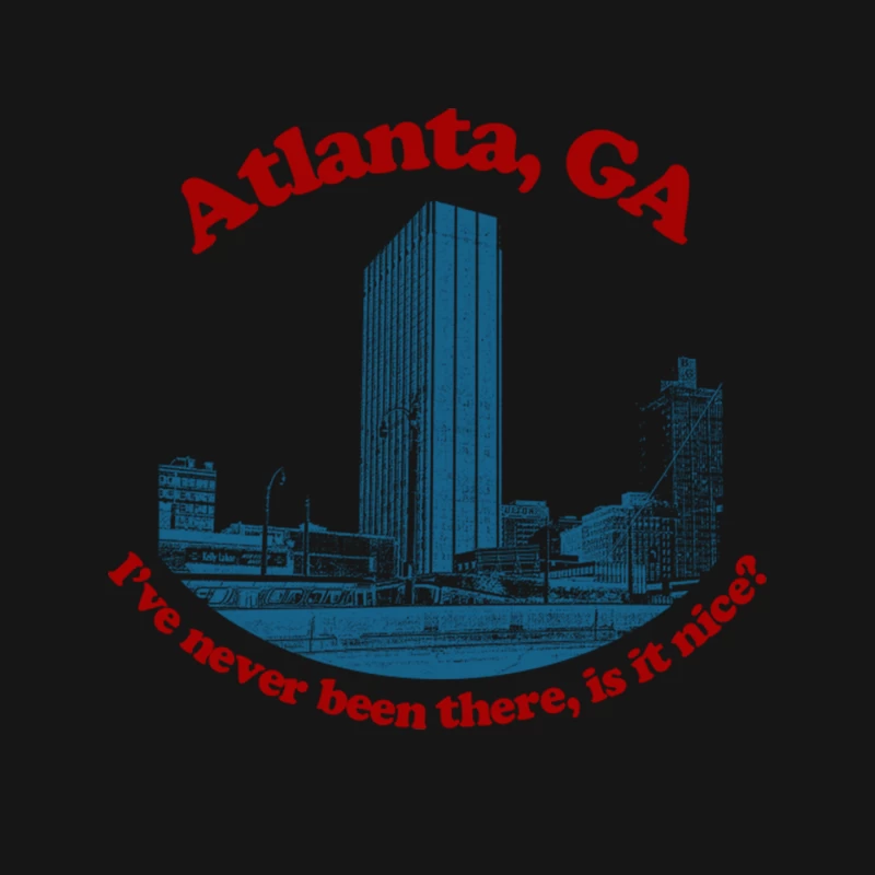 Atlanta, Georgia   Retro Humor Tourism Design Mouse Pad