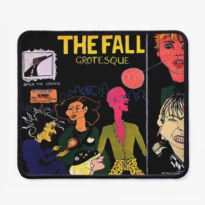 The Fall's "Grotesque" Post-Punk Album Cover Illustration Mouse Pad